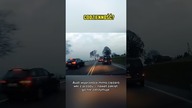 Audi wyprzedza mimo ciężarówki i zakrętu czy warto tak ryzykować?  #polskiedrogi #dashcam #brawura