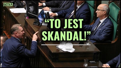 Potępiam to jednoznacznie!.  Burza w Sejmie