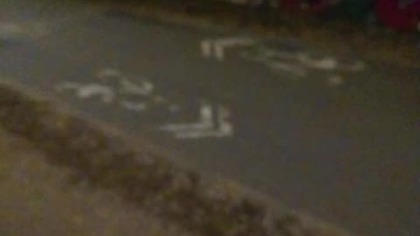 nocna przejażdżka hulajnoga...