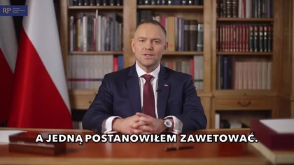 PREZYDENT NAWROCKI ZAWETOWAŁ KOLEJNĄ USTAWĘ TUSKA!