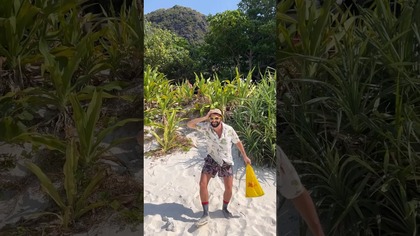 Janusz śladami Leonardo Da Vinci na Maya bay