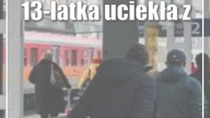 13-latka uciekła z domu.  Na peronie rozpoznał ją sokista