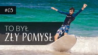 Próbuję surfingu na Hawajach