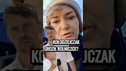 Czy Kołodziejczak groził rolniczce? #rolnik #protestrolników #sejm