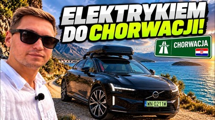 Pojechałem elektrycznym VOLVO za 458 000 zł do Chorwacji!  Zrobiłem 2453 km z boksem dachowym 
