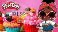 Play Doh  Babeczki z LOL Surprise  bajki dla dzieci