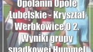 Opolanin Opole Lubelskie - Kryształ Werbkowice 0:2.  Wyniki grupy spadkowej Hummel IV Ligi