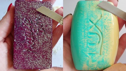 Soap Carving ASMR Relaxing Sounds no talking Satisfying ASMR Video