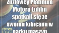 Żużlowcy Platinum Motoru Lublin spotkali się ze swoimi kibicami w parku maszyn [ZDJĘCIA]