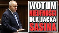 Wotum nieufności dla Jacka Sasina  Skrót debaty w Sejmie.