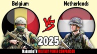 Belgia vs Niderlandy 2025 | Porównanie siły militarnej #militarypower