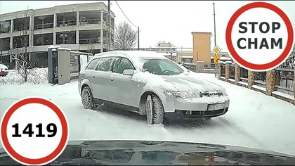 Stop Cham #1419 - Niebezpieczne i chamskie sytuacje na drogach