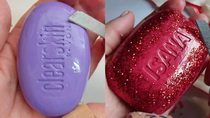 Soap Carving ASMR Relaxing Sounds no talking Satisfying ASMR Video #soapcarving #soapcuttingvideo