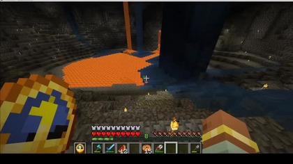 Zombies vs lava #game #minecraft #gaming #Short #Shorts #Cave #Funny