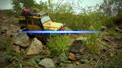 1/10 RC Car - Traxxas TRX 4 / Expedition through rocky hills Camel Trophy #TRX4