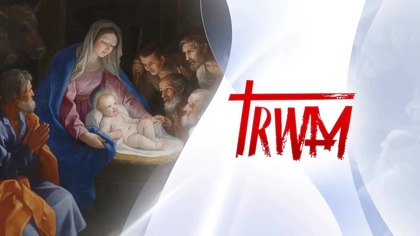 TV Trwam - Ident i logotyp stacji w bożonarodzeniowej oprawie graficznej (26. 12. 2025)