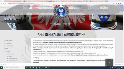 BUNT W SŁUŻBACH APEL GENERAŁÓW I ADMIRAŁÓW RP SZCZEPIONKI ZBRODNIA