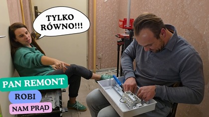 Podłączyliśmy prąd do mieszkania z pomocą @remont4you