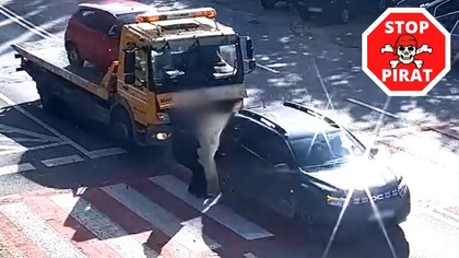 Milimetry od potrącenia w Ełku.  Ku przestrodze.  STOP PIRAT