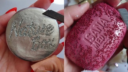 Soap Carving ASMR Relaxing Sounds no talking Satisfying ASMR Video