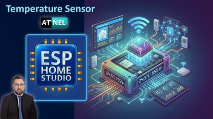 ESPHome STUDIO - First Temperature Sensor