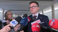 Hołownia na gorąco komentuje w Sejmie: PiS zablokuje Sejm? Dojdzie do bójek? Braun nosi broń?