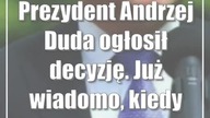 Prezydent Andrzej Duda ogłosił decyzję.  Już wiadomo, kiedy wybory