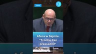 Afera w Sejmie.  Trochę Pan przesadził #shorts