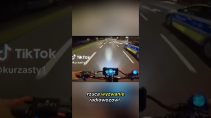 Uciekał hulajnogą przed policją w Zielonej Górze!  #hulajnoga #policja #pościg