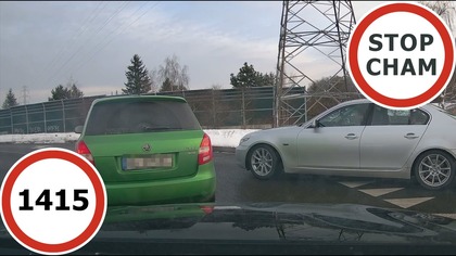 Stop Cham #1415 - Niebezpieczne i chamskie sytuacje na drogach