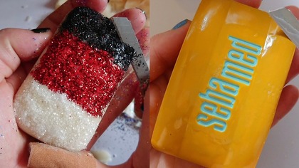 Soap Carving ASMR Relaxing Sounds no talking Satisfying ASMR Video