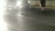 Drogowa agresja zakończona dość niespodziewanie