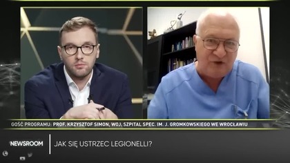 Legionella mnoży się w Polsce.  Prof.  Simon_ Doszło do przegrzania instalacji - kretyn zn&oacute;w zaczynają