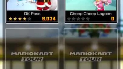 2 Mario Kart Tour Winter Tour Mario Cup Cheep Cheep Lagoon