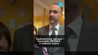 Zadowolony Janusz Kowalski ŚPIEWA o radości życia #shorts