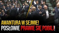 OSTRO w Sejmie! Posłowie PiS i KO prawie się pobili! Mentzen nagrywa, Hołownia ucisza, Tusk w śmiech