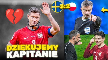 Łzy LEWANDOWSKIEGO Polska NIE JEDZIE na MUNDIAL! SĘDZIA NAS OSZUKAŁ! Szwecja nie zasłużyła na awans