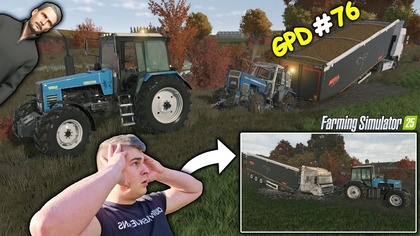 PLANY NA ODCINEK BYŁY SPORE NIESTETY BŁOTO NAS ZATRZYMAŁO PRÓBA WYCIĄGANIA ... GPD FS 25 75