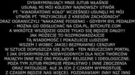 inny niż inni - kwadratowe koło usunęli bo się boją