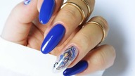 Feather nails art tutorial / Allepaznokcie Molly Lac