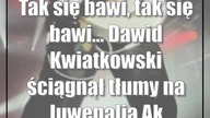Tak się bawi, tak się bawi...  Dawid Kwiatkowski ściągnął tłumy na Juwenalia Akademii Zamojskiej