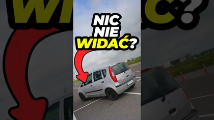 W tym aucie nic nie widać