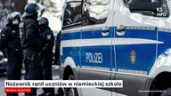 Nożownik ranił uczniów w niemieckiej szkole.  Sprawca zatrzymany [Serwis informacyjny, KSTV Info]