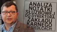 Zbigniew Stonoga ujawnia notatke do dyrektora Zakładu Karnego w Siedlcach | Analiza