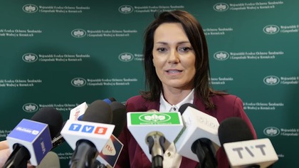 Uroczyste podpisanie umowy na termomodernizację budynku OSP w Goleszowie