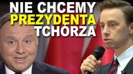 DEBATA była USTAWIONA.  Niech prezydent Duda nie tchórzy i stanie do prawdziwej debaty | K.  Bosak