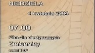TVP2 - Zakończenie emisji (04. 04. 2004)