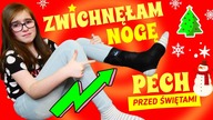SKRĘCIŁAM NOGĘ.  PECH PRZED ŚWIĘTAMI