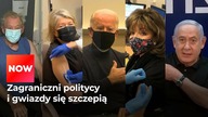 Zagraniczne gwiazdy i politycy szczepią się na COVID-19