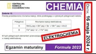 ZADANIE 12 CKE 2024 MAJ Elektrochemia, Ogniwa, redoks, Schemat ogniwa, SEM